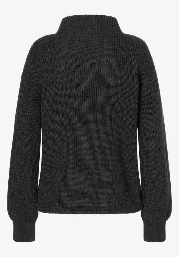 More & More Rippstrick-Pullover, Schwarz, Herbst-Kollektion