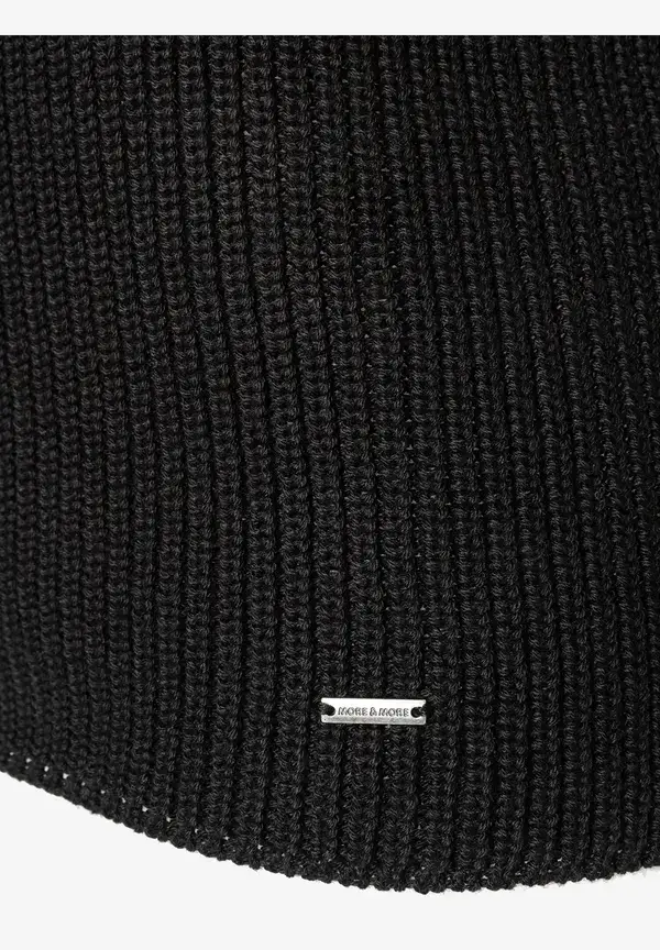 More & More Rippstrick-Pullover, Schwarz, Herbst-Kollektion
