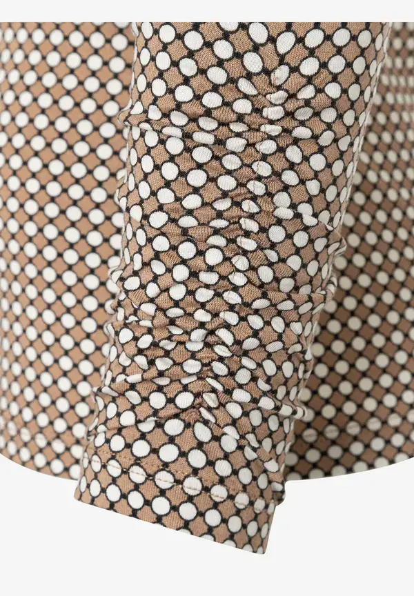 More & More Rollkragenshirt, Minimal-Print, Herbst-Kollektion