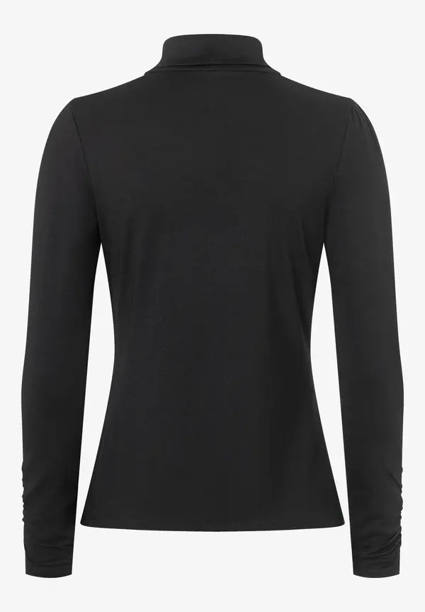 More & More Rollkragenshirt, Schwarz, Herbst-Kollektion