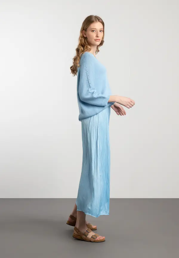 More & More Satinrock, Light Skyblue, Frühjahrs-Kollektion