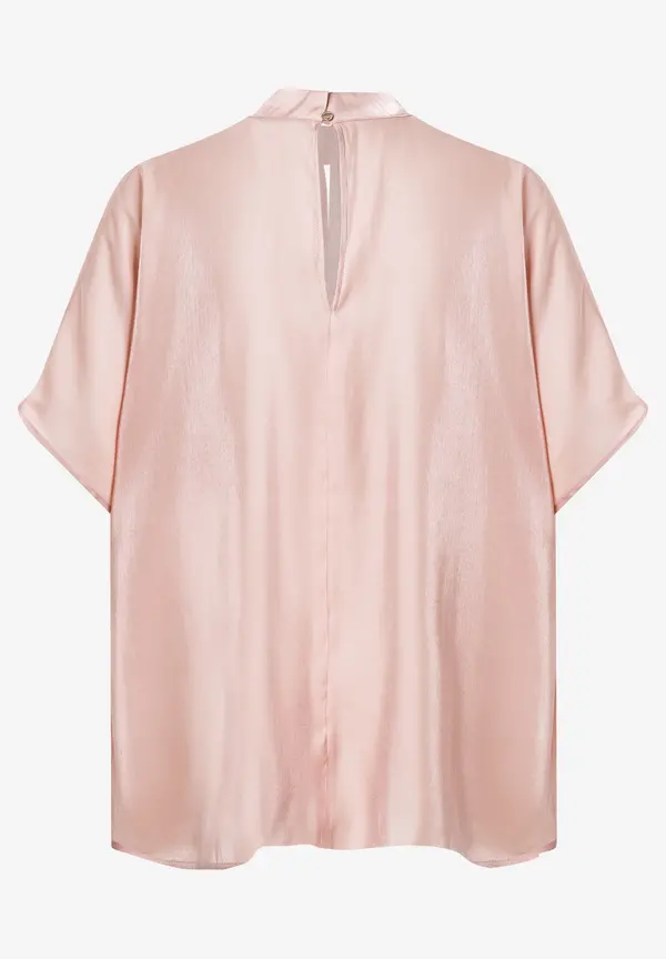 More & More Schimmernde Bluse, Powder Rose, Sommer-Kollektion