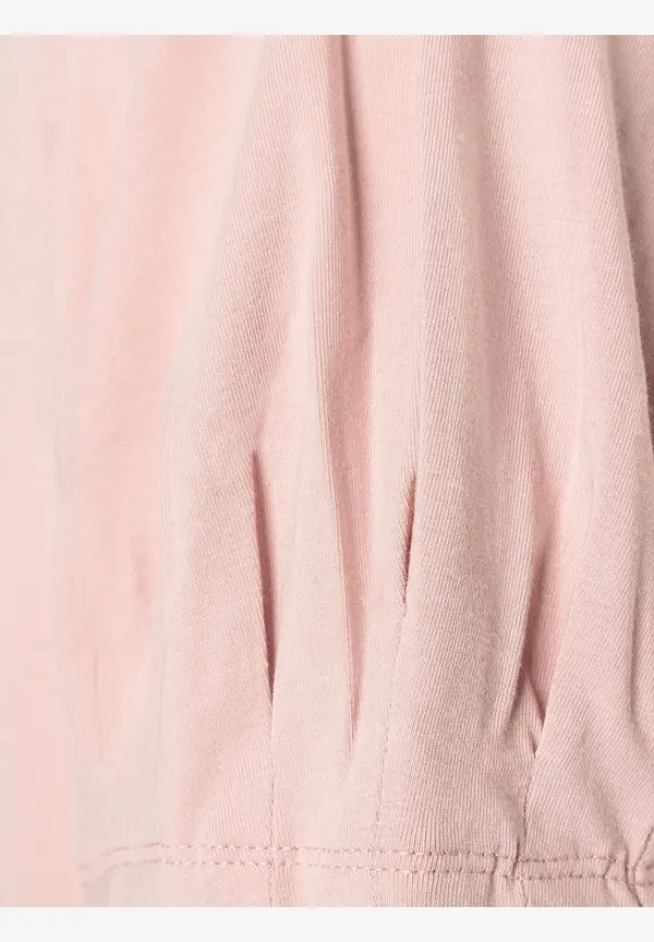 More & More Shirt Mit Faltendetail, Powder Rose, Sommer-Kollektion