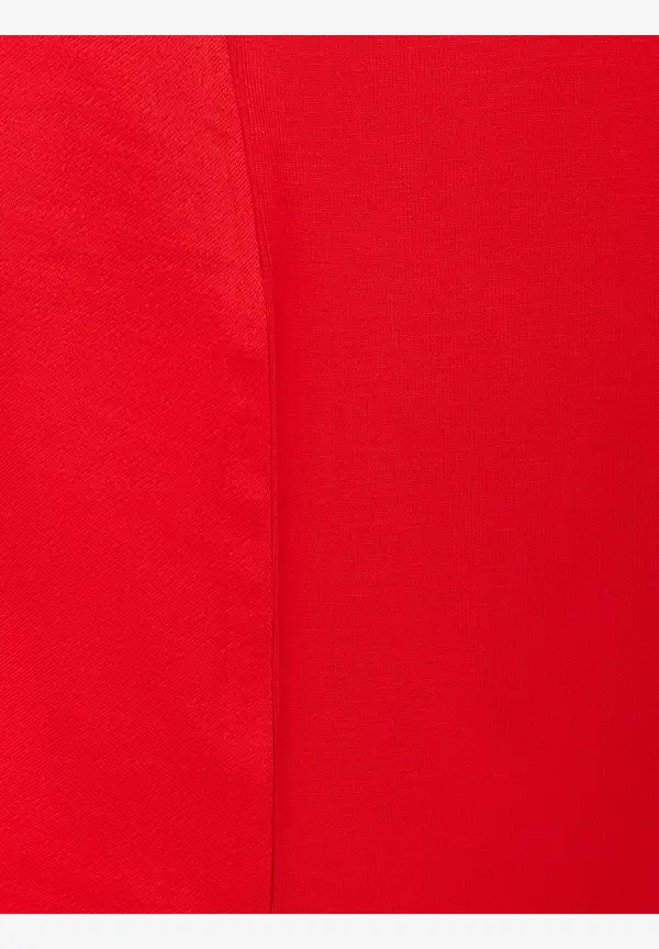 More & More Shirt Mit Satinfront, Rot, Frühjahrs-Kollektion