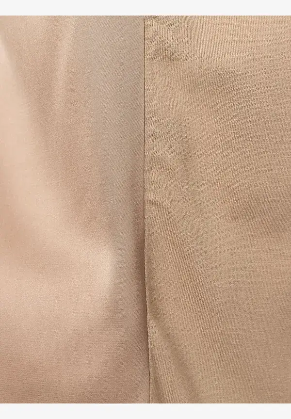 More & More Shirt Mit Satinfront, Soft Toffee, Sommer-Kollektion