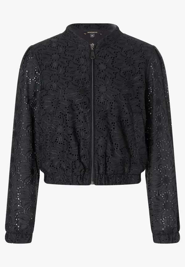 More & More Spitzen-Blouson, Schwarz, Sommer-Kollektion