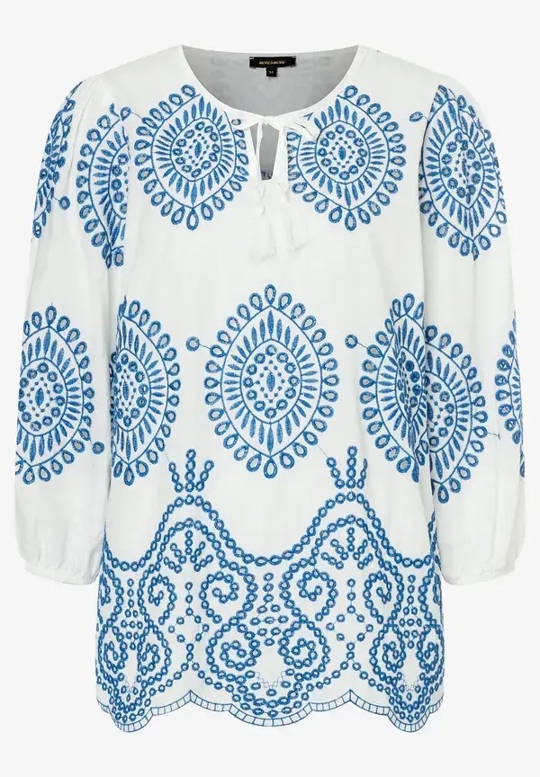 More & More Spitzentunika, Weiß/blau, Sommer-Kollektion