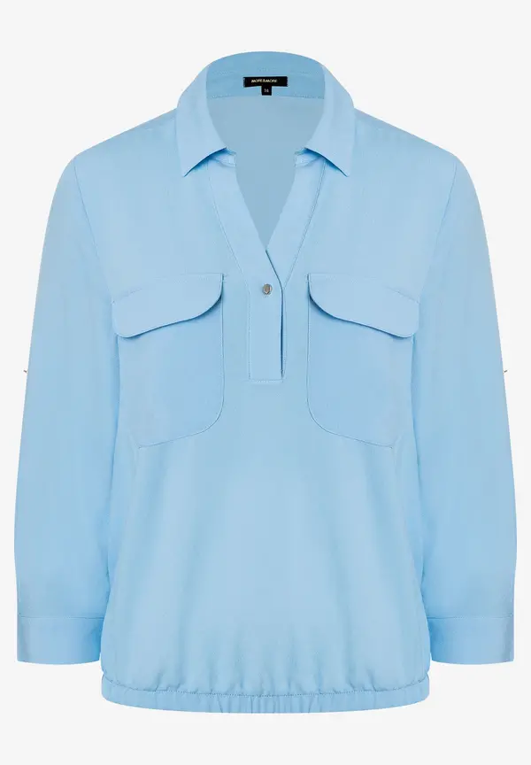 More & More Sportive Bluse, Light Skyblue, Frühjahrs-Kollektion