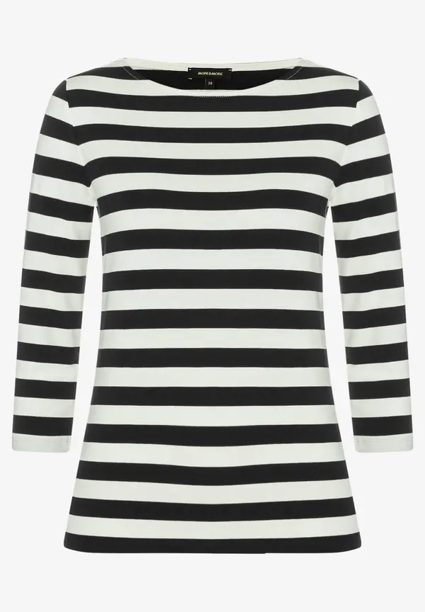 More & More Streifenshirt, Marine/ecru, Frühjahrs-Kollektion