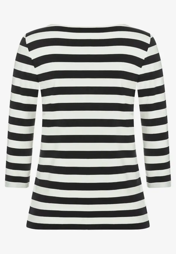 More & More Streifenshirt, Marine/ecru, Frühjahrs-Kollektion