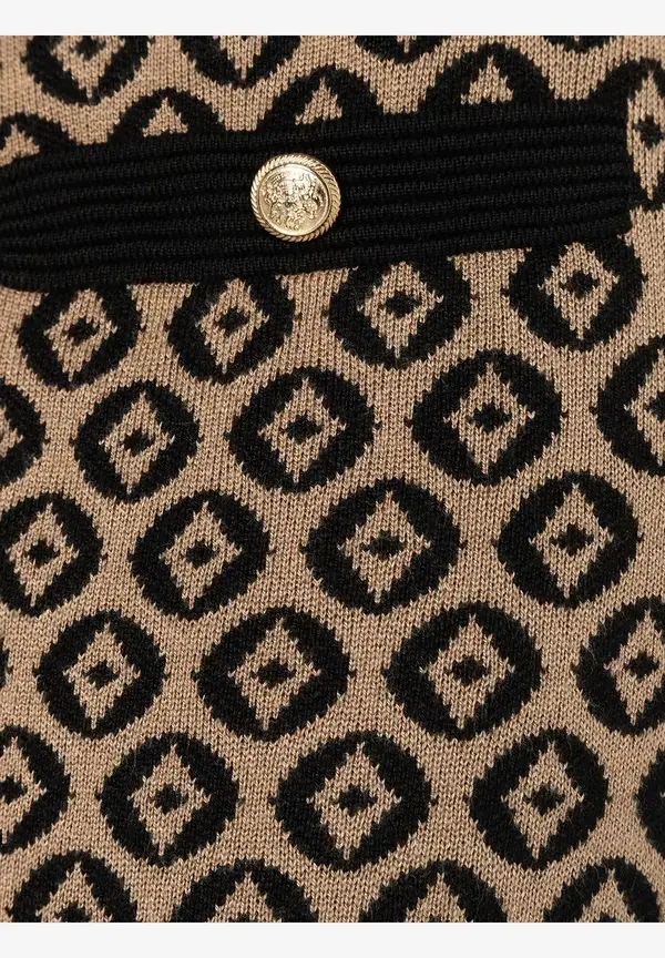 More & More Strickrock Mit Jacquardmuster, Herbst-Kollektion