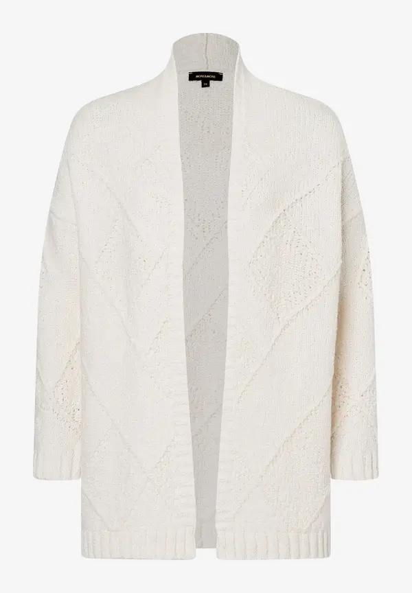 More & More Struktur-Cardigan, Eggshell, Frühjahrs-Kollektion