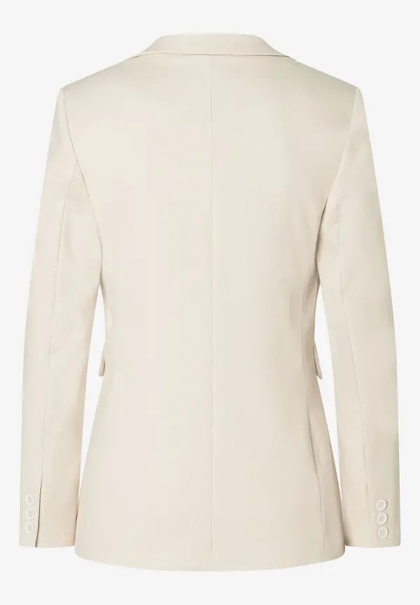 More & More Strukturierter Blazer, Almond, Frühjahrs-Kollektion