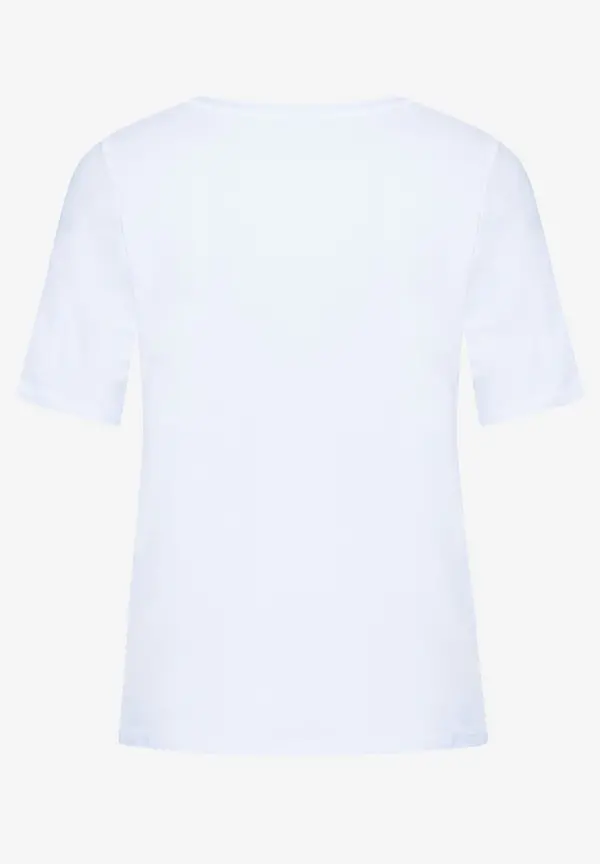 More & More T-Shirt Mit Frontprint, Weiß, Sommer-Kollektion