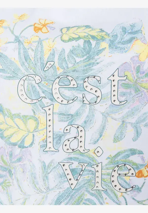 More & More T-Shirt Mit Frontprint, Weiß, Sommer-Kollektion