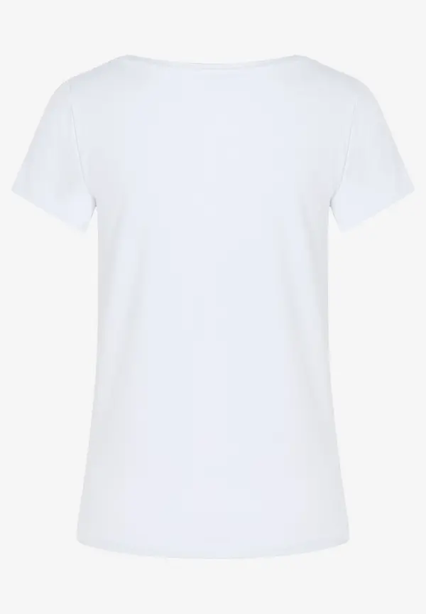 More & More T-Shirt Mit Herz-Print, Weiß, Frühjahrs-Kollektion