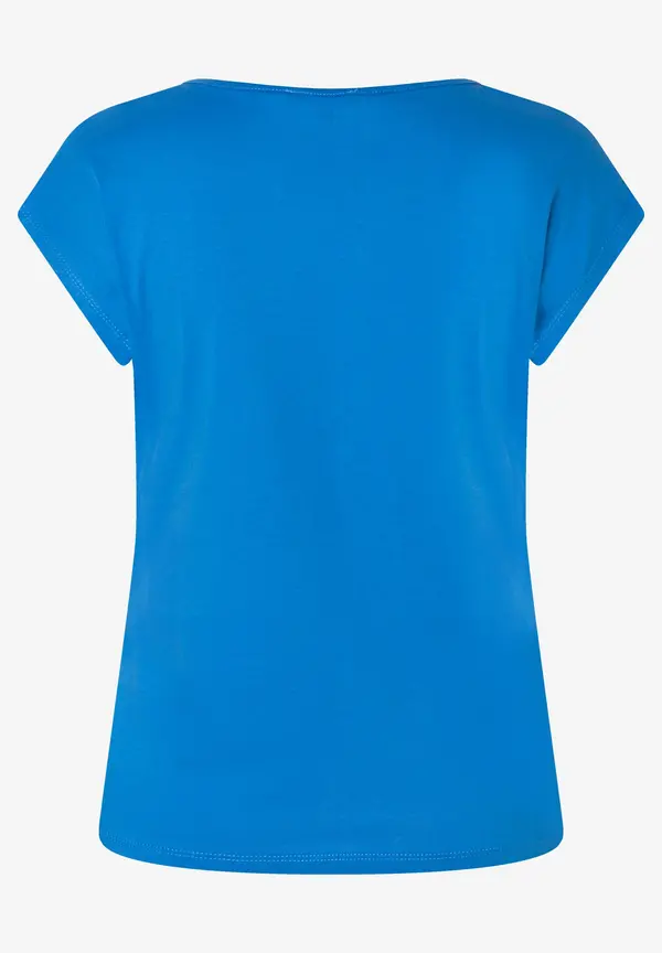 More & More T-Shirt Mit Steinchen-Applikation, Magic Blue, Sommer-Kollektion