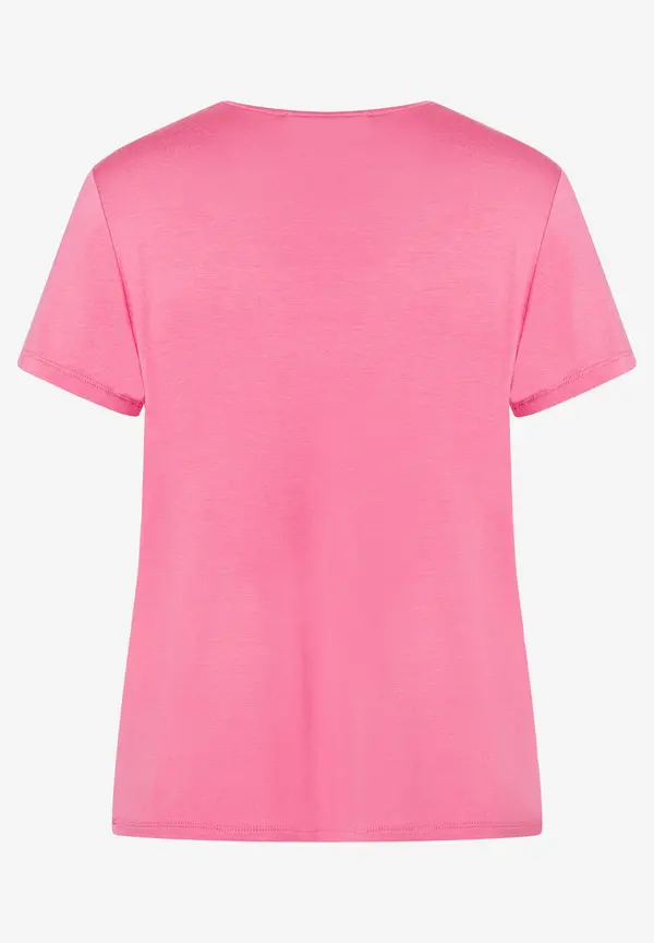 More & More T-Shirt Mit V-Ausschnitt, Sorbet Pink, Sommer-Kollektion