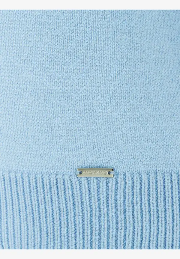 More & More V-Neck Pullover, Hellblau, Frühjahres-Kollektion