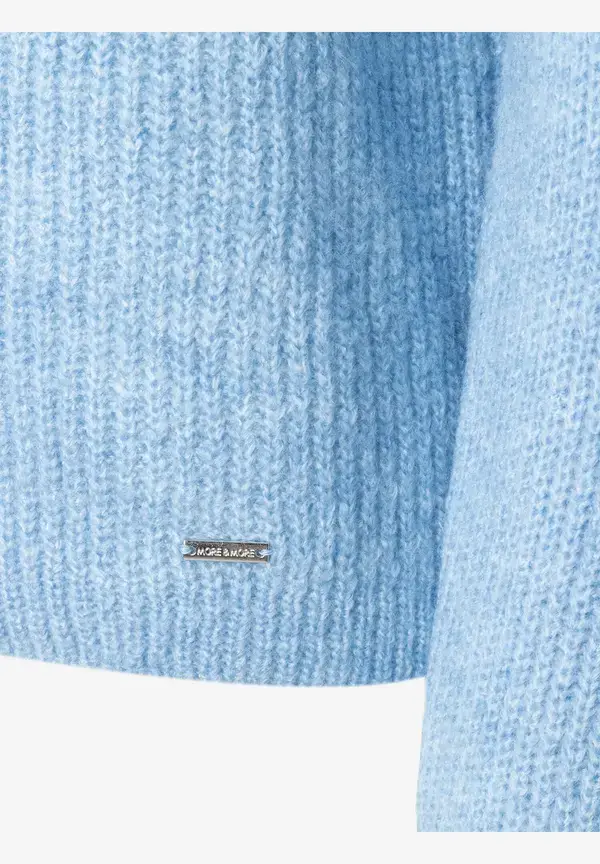 More & More V-Neck Pullover, Hellblau, Herbst-Kollektion