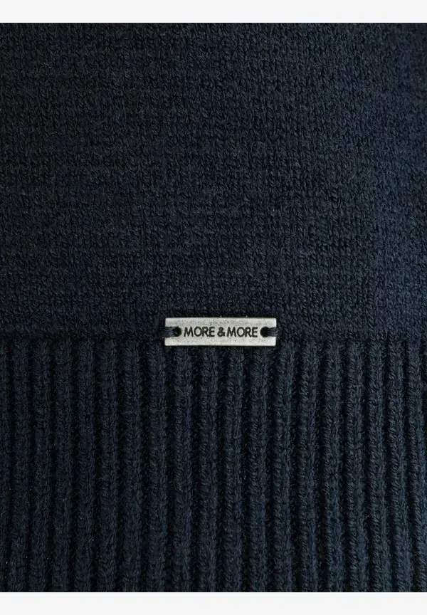 More & More V-Neck Pullover, Marine, Frühjahres-Kollektion