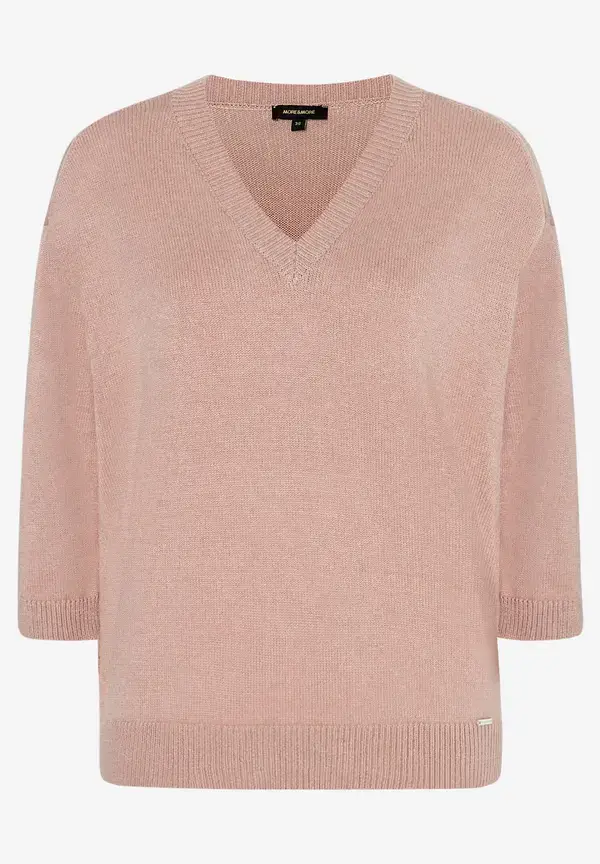 More & More V-Neck Pullover, Rosa, Frühjahres-Kollektion