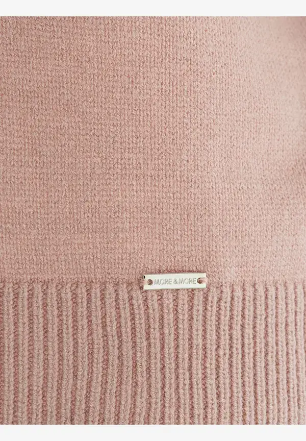 More & More V-Neck Pullover, Rosa, Frühjahres-Kollektion