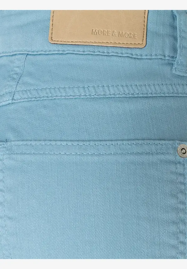 More & More Verkürzte Coloured Denim, Light Sky Blue, Frühjahrs-Kollektion