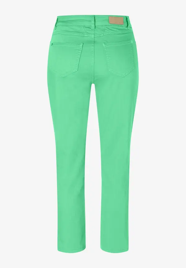 More & More Verkürzte Coloured Denim, March Green, Frühjahrs-Kollektion