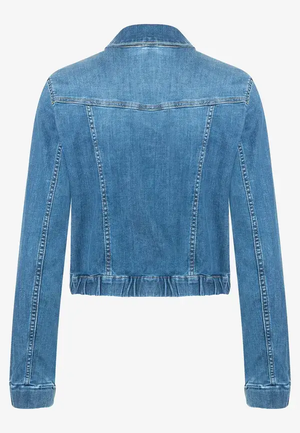More & More Verkürzte Jeansjacke, Blue Denim, Frühjahrs-Kollektion