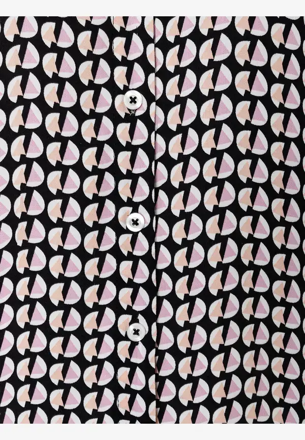 More & More Viskosebluse, Grafischer Print, Herbst-Kollektion