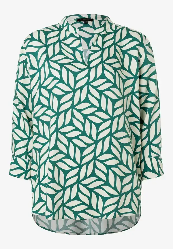 More & More Viskosebluse, Grafischer Print, Sommer-Kollektion