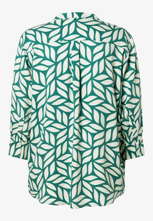 More & More Viskosebluse, Grafischer Print, Sommer-Kollektion