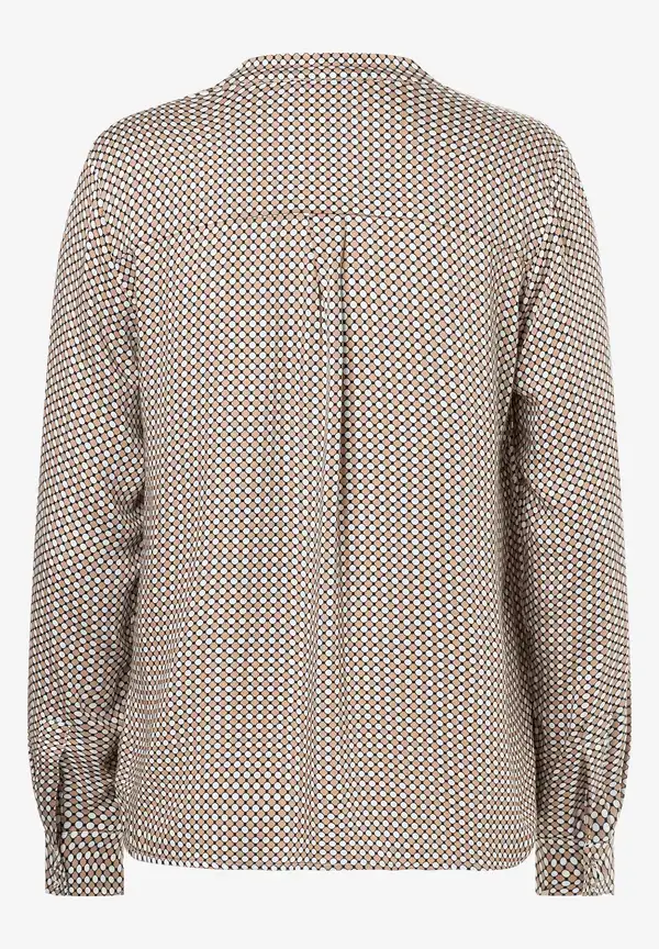 More & More Viskosebluse, Minimal-Print, Herbst-Kollektion
