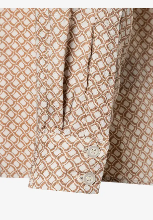 More & More Viskosebluse, Minimal-Print, Herbst-Kollektion