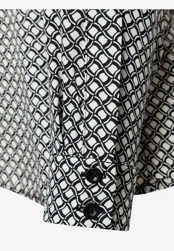 More & More Viskosebluse, Minimal-Print, Herbst-Kollektion