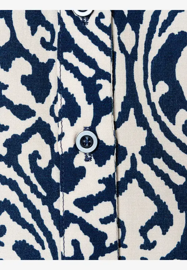More & More Viskosebluse, Ornament-Print, Frühjahrs-Kollektion