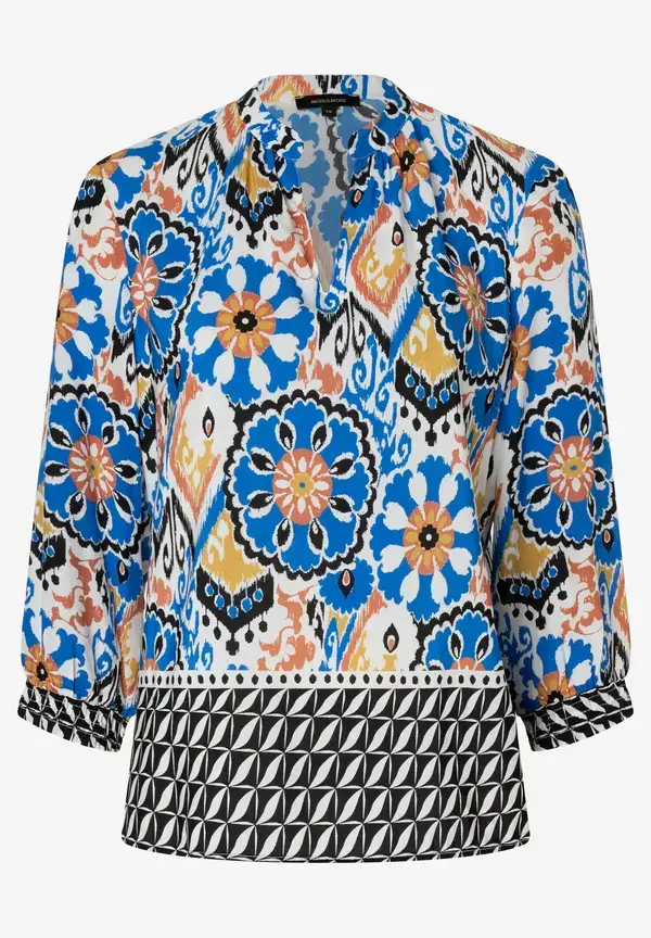 More & More Viskosebluse, Ornament-Print, Sommer-Kollektion