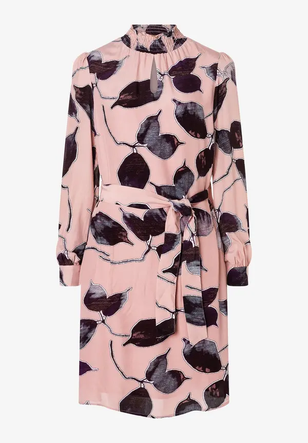 More & More Viskosekleid, Blätterprint, Herbst-Kollektion