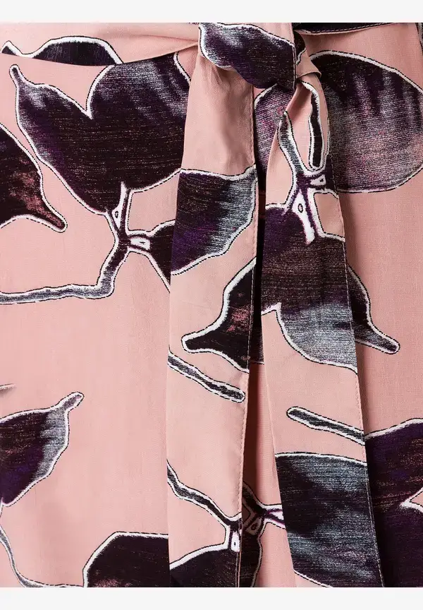 More & More Viskosekleid, Blätterprint, Herbst-Kollektion