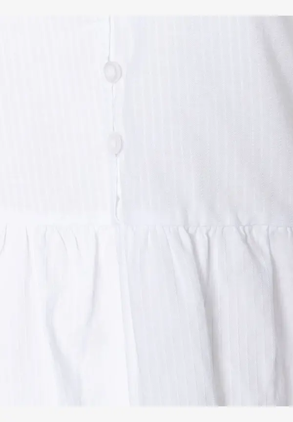 More & More Weite Bluse Mit Rüschen, Weiß, Sommer-Kollektion