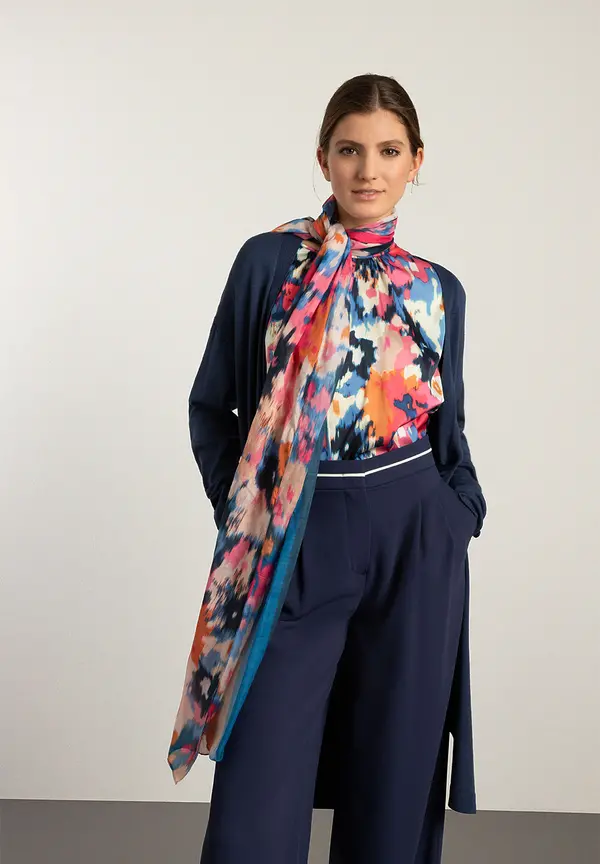 More & More Weite Hose, Estate Blue, Frühjahrs-Kollektion