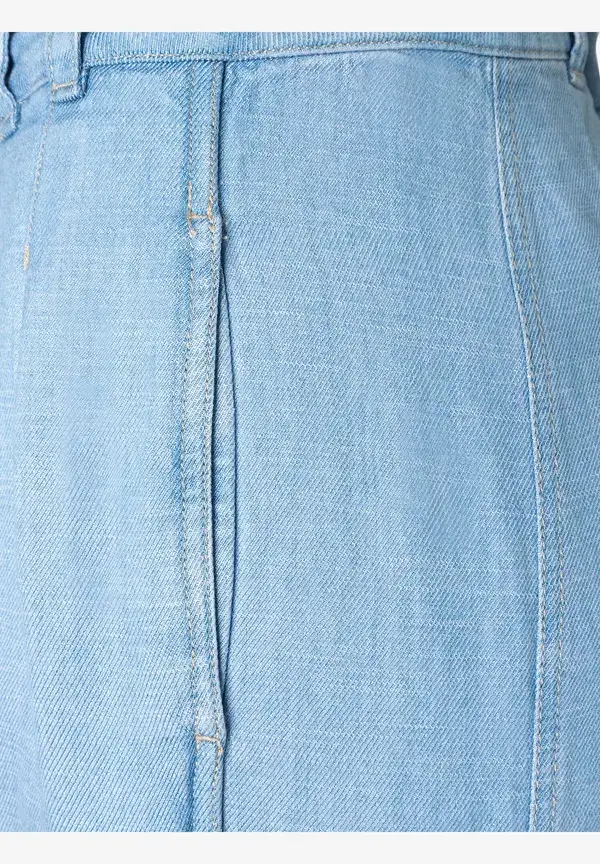 More & More Weite Jeans, Light Blue Denim, Sommer-Kollektion