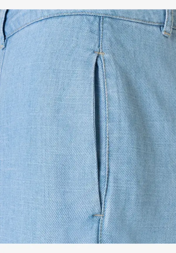 More & More Weite Lyocell Shorts, Denim Blue, Sommer-Kollektion