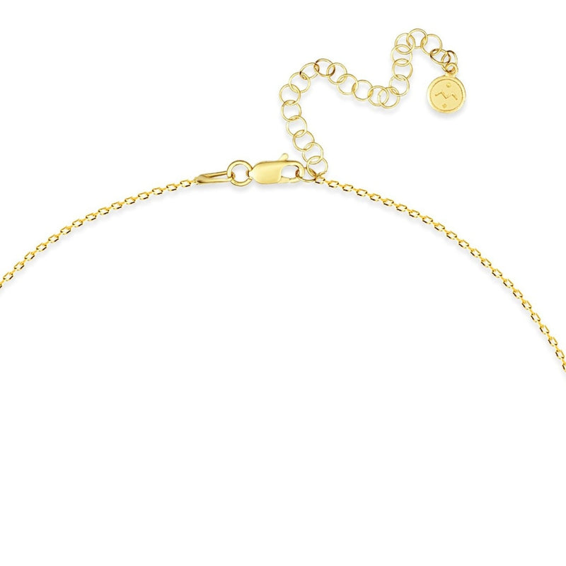 Mosuo Jewellery Diamant Buchstaben Halskette “G” - Vermeil