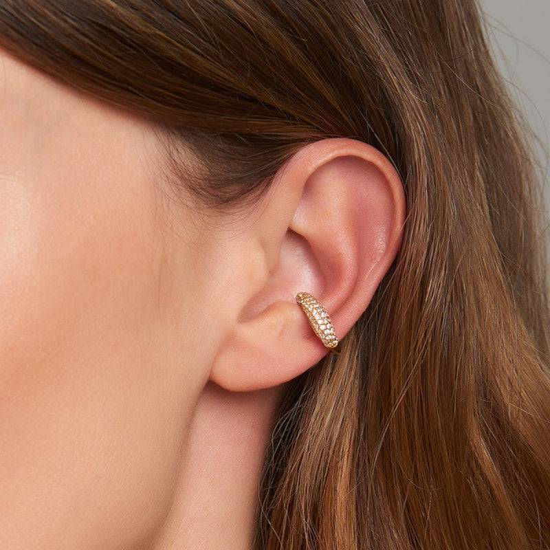 Mosuo Jewellery Athena Topas Ohrklemme - Vermeil