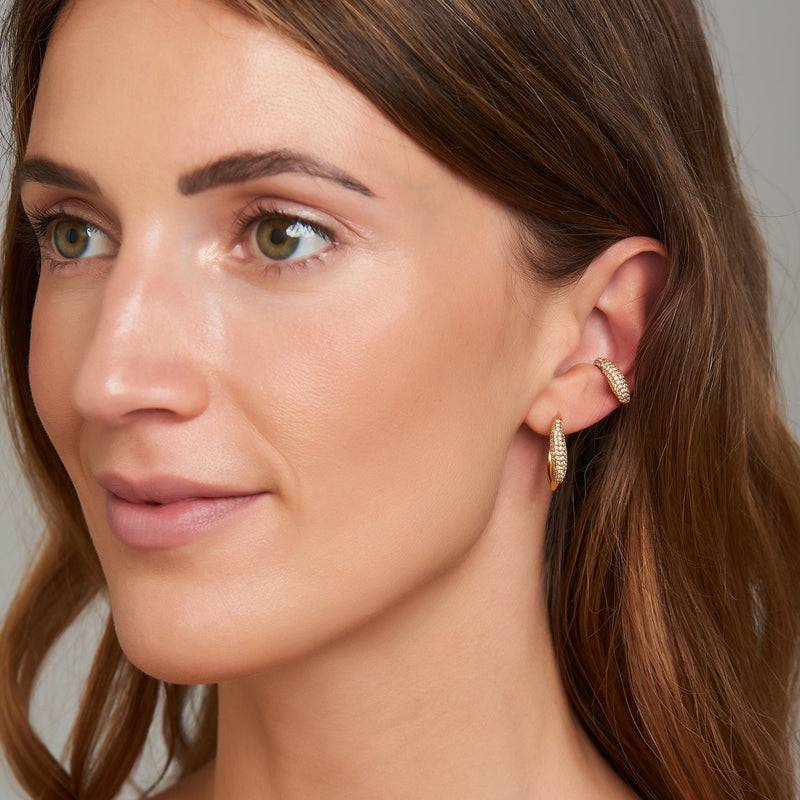 Mosuo Jewellery Athena Topas Ohrklemme - Vermeil