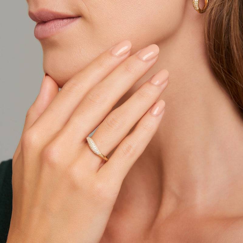 Mosuo Jewellery Athena Topas Ring - Vermeil