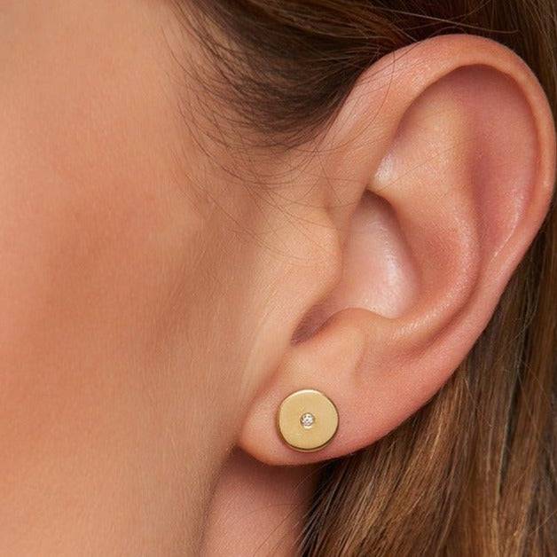 Mosuo Jewellery Brilliant Ohrstecker Mit Creole