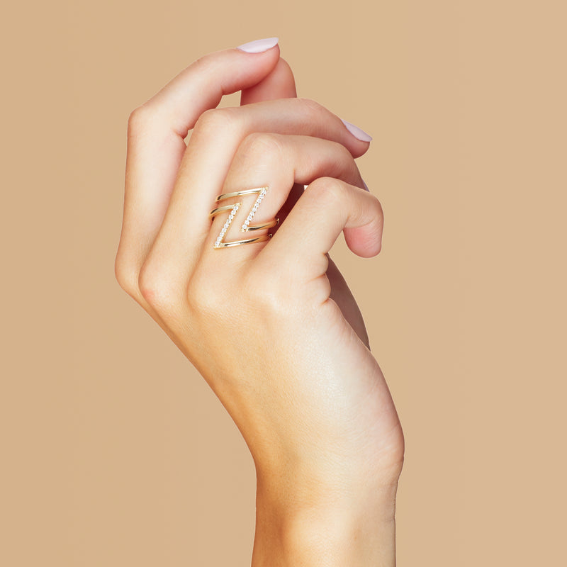 Mosuo Jewellery Diamant Blitz Ring